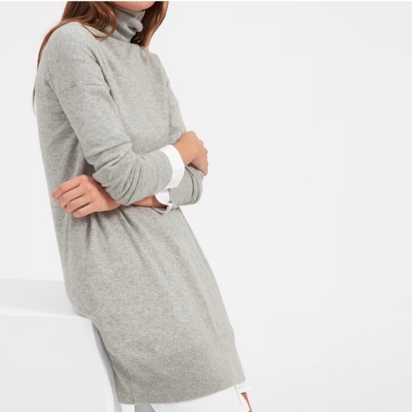 Everlane The Cashmere Turtleneck Dress size Small - Picture 1 of 12